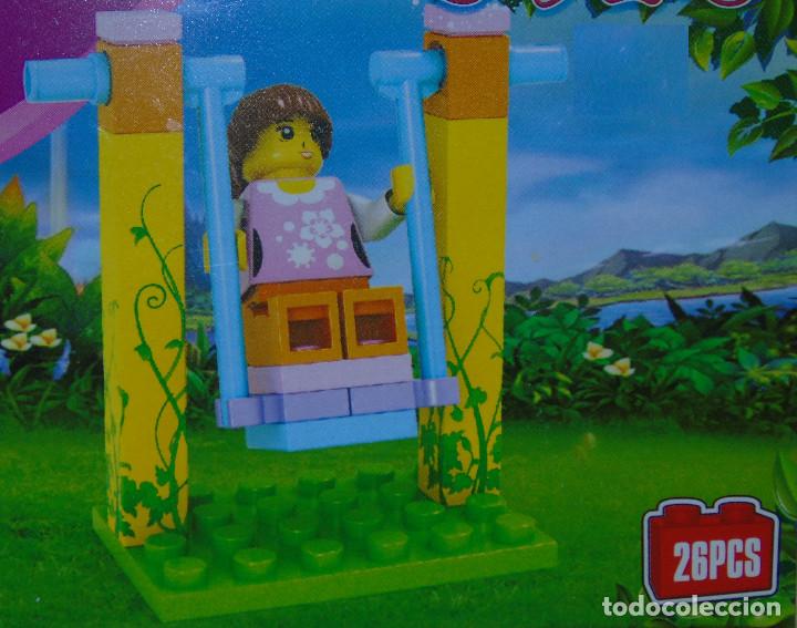Figuras de a&ccedil;&atilde;o: Bloques Figura de Ni&ntilde;a 4.5 cm con accesorios en Jardin 26 PCS