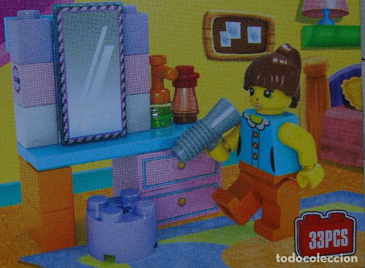 Figuras de a&ccedil;&atilde;o: Bloques Figura de Ni&ntilde;a 4.5 cm con accesorios en Jardin 33 PCS
