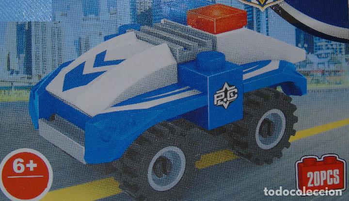 Figuras de a&ccedil;&atilde;o: Bloques Figura de camion police con accesorios 20 PCS