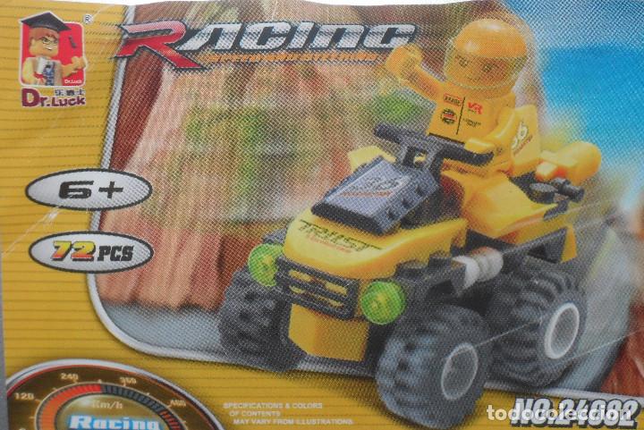 Figuras de acci&oacute;n: Bloques Figura de construccion moto aprox 6 cm carreras mas de 63 pcs