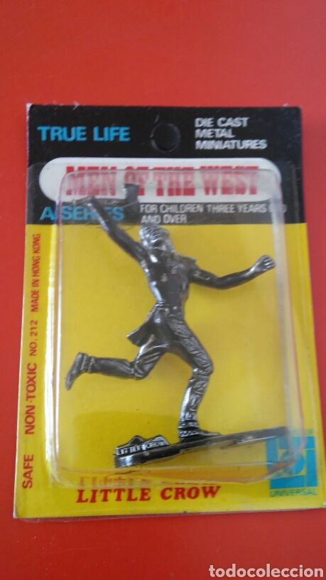 Actionfiguren: PEQUE&Ntilde;O CUERVO/LITTLE CROW.JEFE INDIO OESTE.FIGURA MET&Aacute;LICA (7 CM).UNIVERSAL 80S.SIN ABRIR.