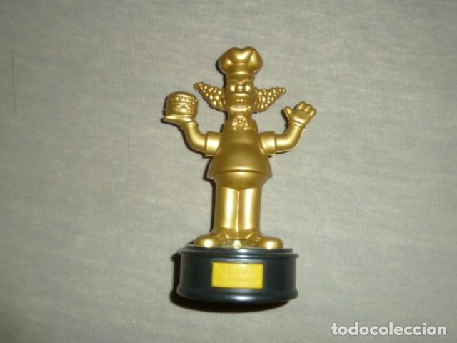 Figuras de acci&oacute;n: Figura dorada Simpson Burger King. Krusty - Foto 1