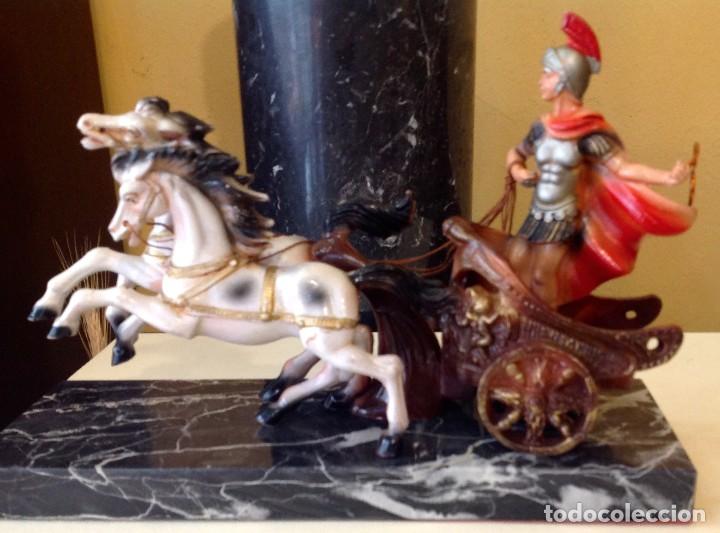 Figuras de acci&oacute;n: Figura Romano En Carro Con Caballos - Foto 4
