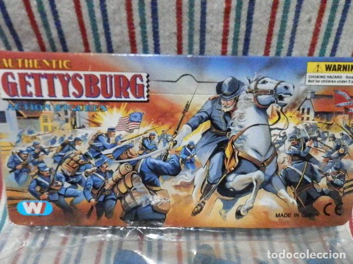 Figuras de a&ccedil;&atilde;o: SOLDADOS BATALLA GETTYSBURG DE JUYBA , BLISTER SIN ABRIR