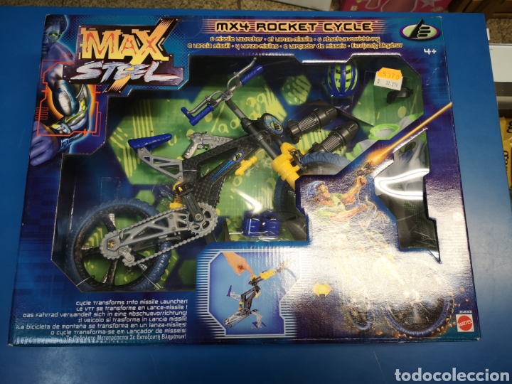 Figuras de acci&oacute;n: Max steel bicicleta mx4 rocket cycle a estrenar - Foto 2
