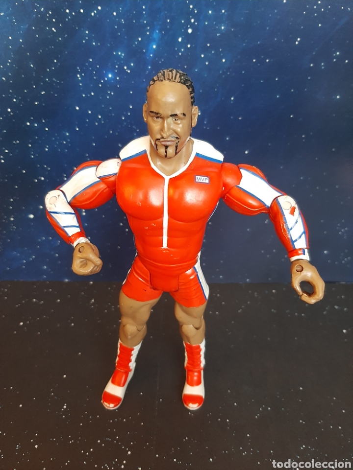Figuras de acci&oacute;n: Lote de 3 mu&ntilde;ecos de lucha libre action - Foto 4