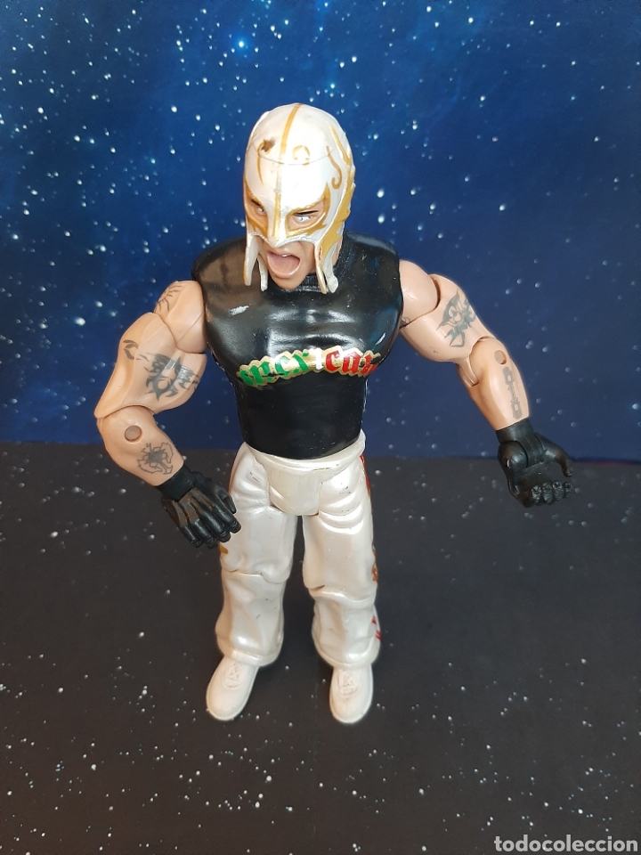 Figuras de acci&oacute;n: Lote de 3 mu&ntilde;ecos de lucha libre action - Foto 6