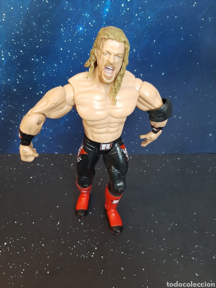 Figuras de acci&oacute;n: Lote de 3 mu&ntilde;ecos de lucha libre action - Foto 6