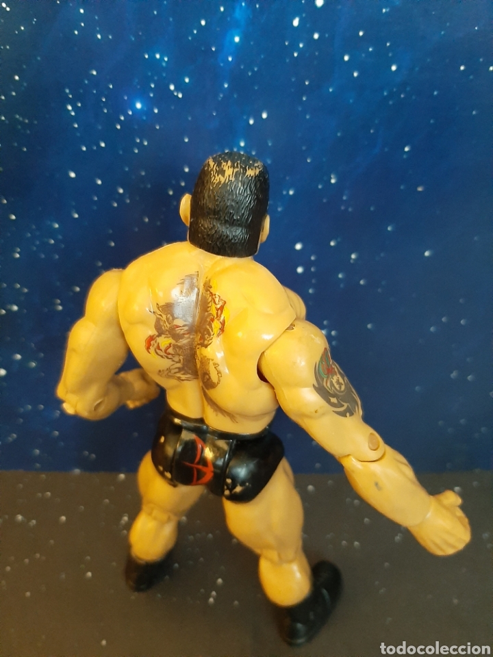Figuras de acci&oacute;n: Lote de 3 mu&ntilde;ecos de lucha libre action - Foto 7