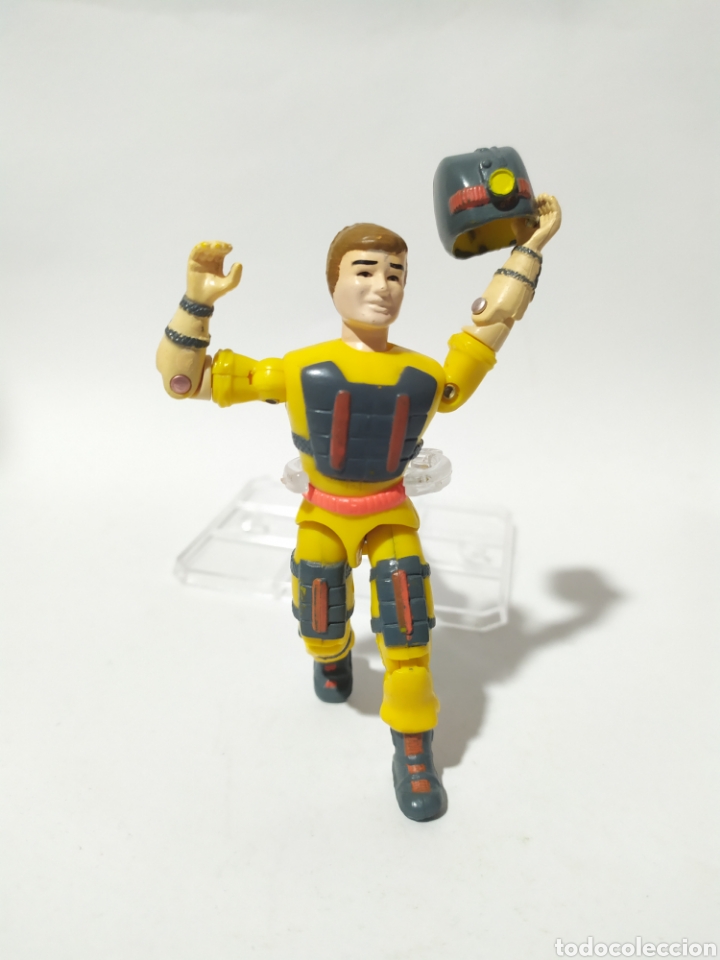 Figurines d'action: Figura de acci&oacute;n. Lanard. 1990.Minero con casco.