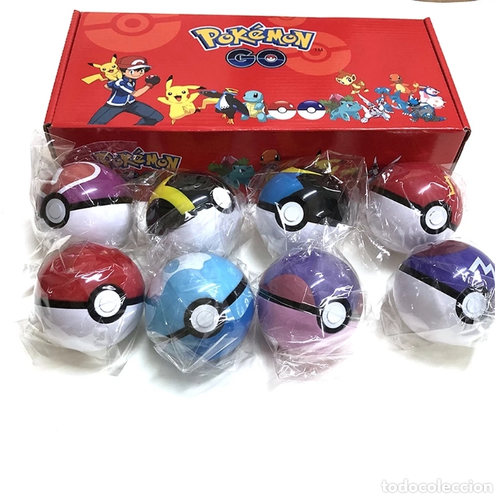 Figuras de acci&oacute;n: Set pokeballs con Pok&eacute;mon dentro - Foto 3