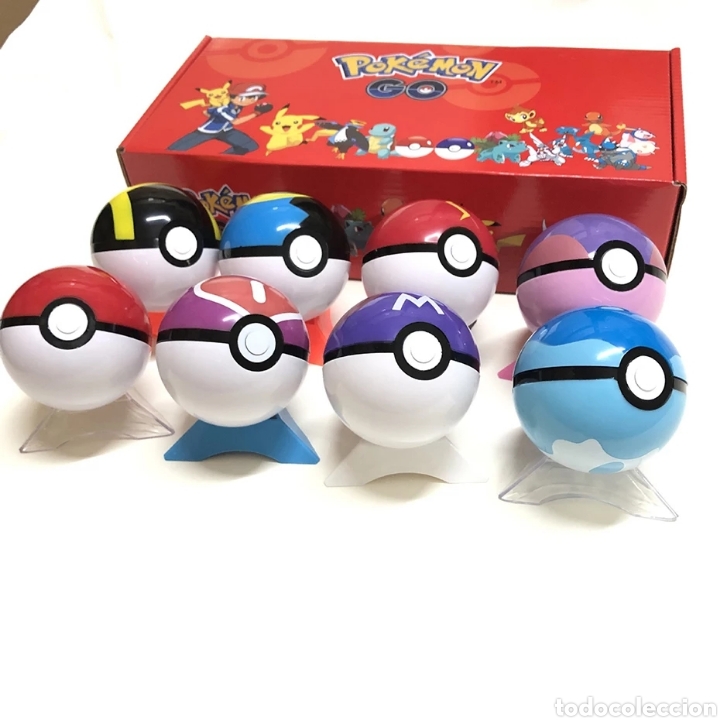 Figuras de acci&oacute;n: Set pokeballs con Pok&eacute;mon dentro - Foto 4