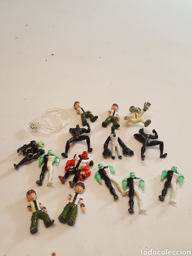 Figurines d'action: Lote despiece 14 minifiguras Ben 10 ten Alien Force con faltas o rotas