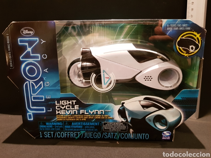 Actionfiguren: Light Cycle Kevin Flynn Tron Legacy Disney. Spin Master. Con luz.