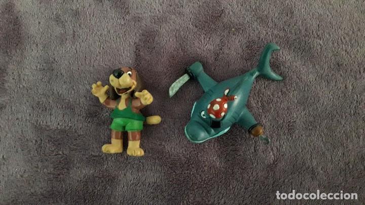 Actionfiguren: Delfi lote 2 figuras vintage goma pvc Comics Spain