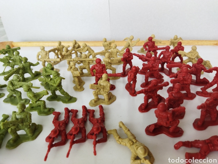 Figuras de acci&oacute;n: Lote 60 soldaditos LANARD - Foto 7