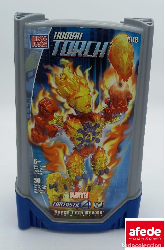 Figuras de acci&oacute;n: HUMANTORCH MEGABLOKS DE 2005 - Foto 1