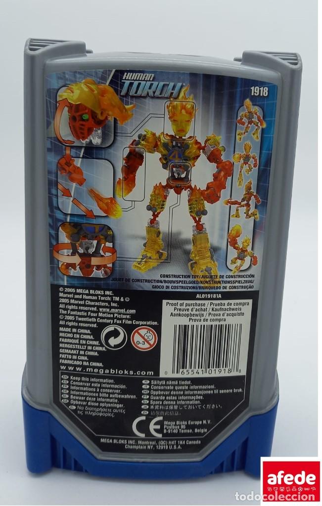 Figuras de acci&oacute;n: HUMANTORCH MEGABLOKS DE 2005 - Foto 2