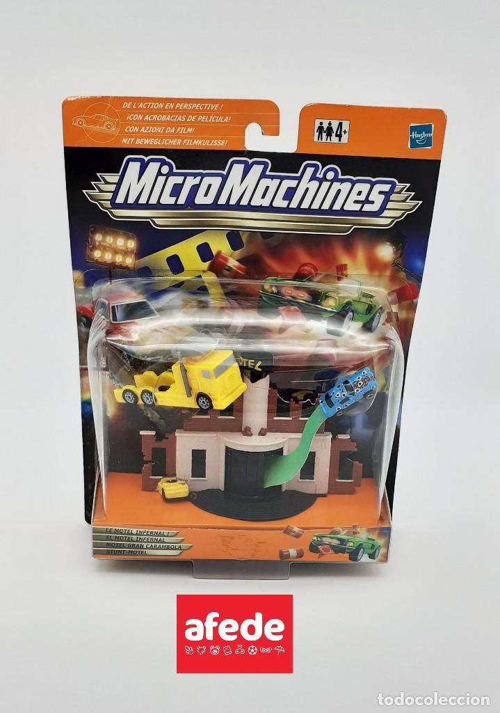 Actionfiguren: MICRO MACHINES &rdquo;EL MOTEL INFERNAL&rdquo; NUEVO EN BLISTER A&Ntilde;O 2001 HASBRO