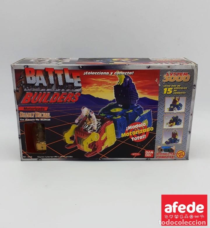 Actionfiguren: BATTLE BUILDERS MOTORIZADO DEADLY DECIBEL NUEVO EN CAJA DE BANDAI A&Ntilde;O 1996