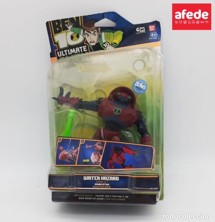 Figuras de acci&oacute;n: BLISTER BEN 10 ULTIMATE ALIEN. PERSONAJE WATER HAZARD &rdquo;HIDROL&Aacute;TIGO&rdquo;. BANDAI.
