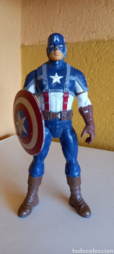 Figuras de acci&oacute;n: MU&Ntilde;ECO CAPITAN AMERICA 20 CM - Foto 2