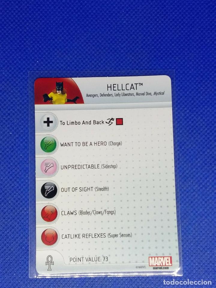 Figuras de acci&oacute;n: Figura Heroclix #012 HELLCAT + CARTA - Foto 2