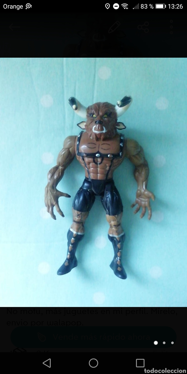 Figuras de acci&oacute;n: Mu&ntilde;eco toy biz 1995 articulable (no motu)