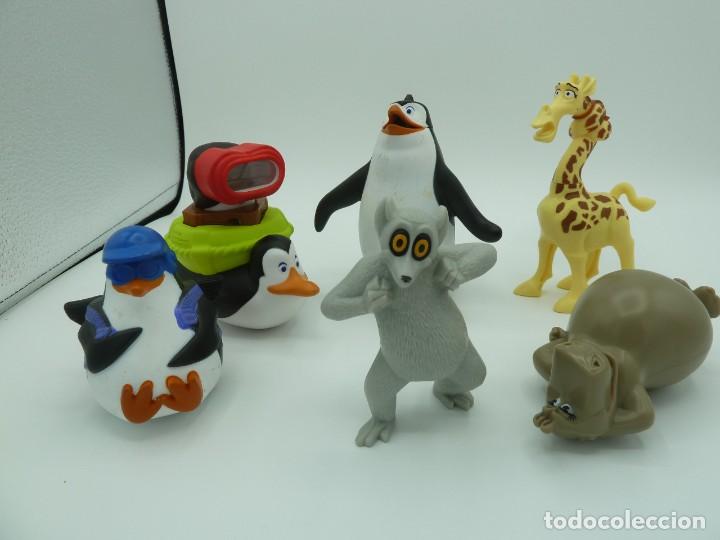 Figuras de acci&oacute;n: Lote 6 figuras Madagascar. Mcdonalds - Foto 3