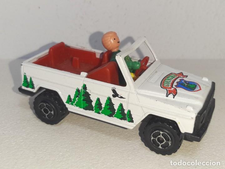 Figuras de acci&oacute;n: MAJORETTE MAJOKIT CHIQUIVAL : ANTIGUO COCHE GUARDABOSQUES ESCALA 1/46 A&Ntilde;OS 70 / 80