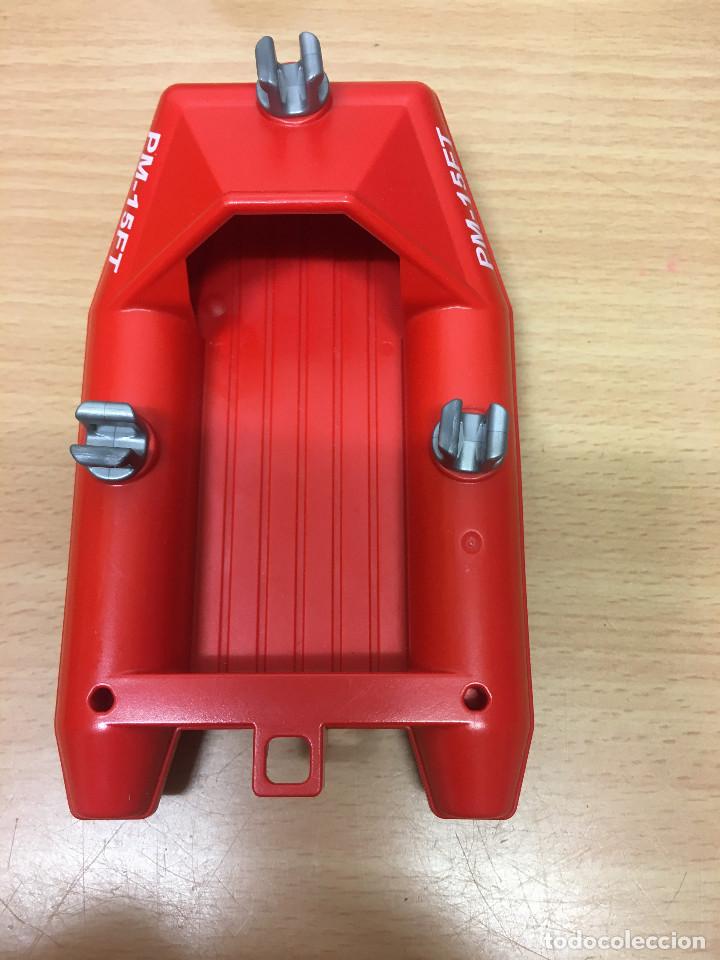 Figuras de acci&oacute;n: lancha embarcacion neumatica playmobil