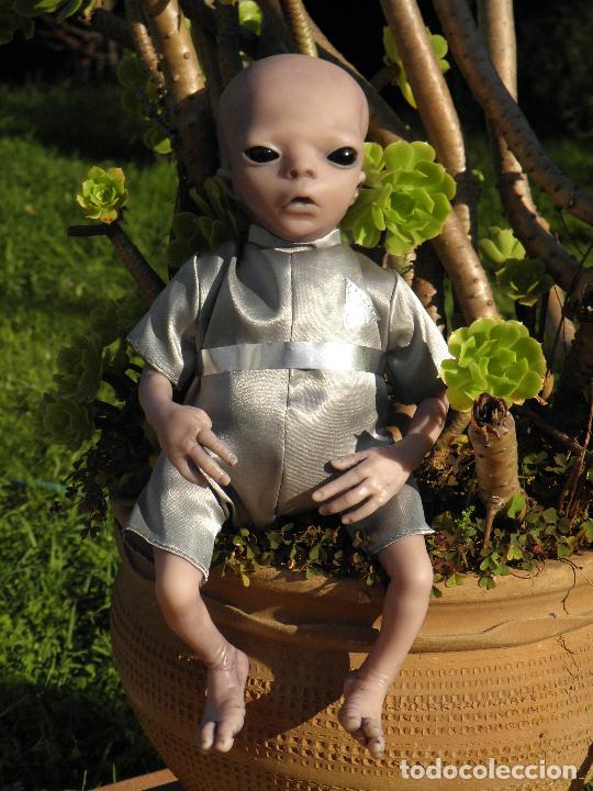 Figuras de acci&oacute;n: Mu&ntilde;eco reborn Alien Gris extraterreste - Foto 2