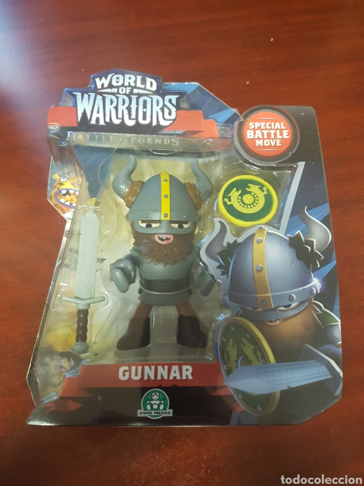 Figurines d'action: WORLD OF WARRIORS GUNNAR BATTLE LEGENDS NUEVO EN BLISTER