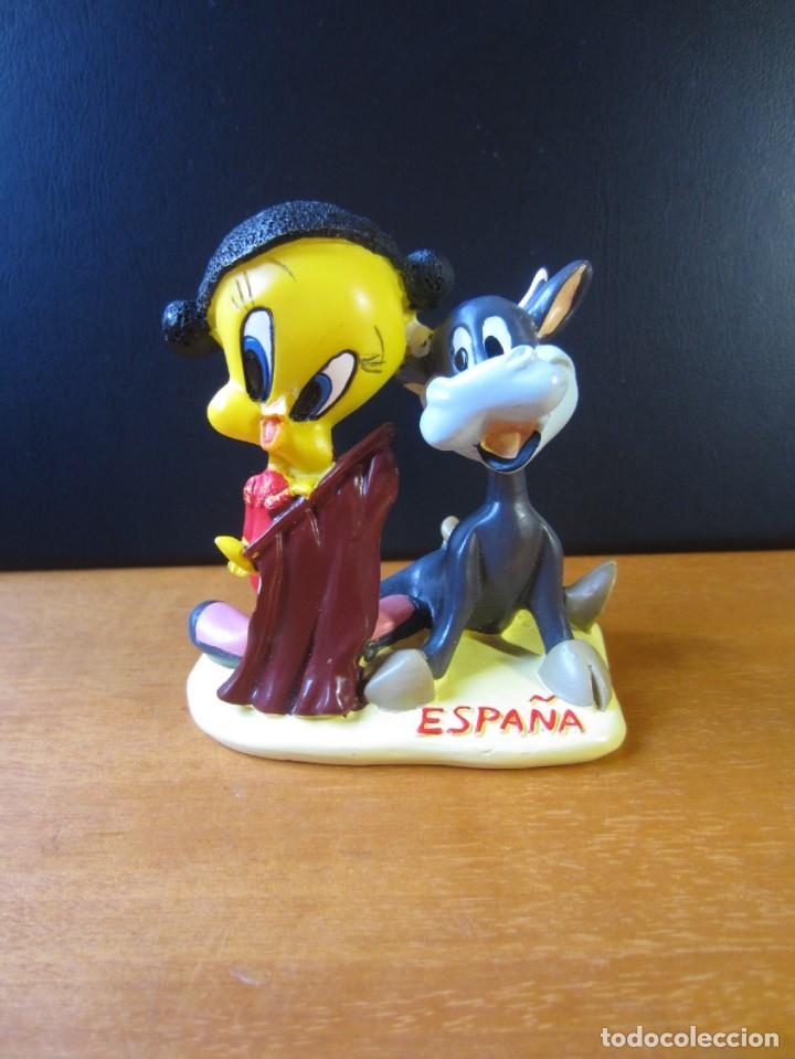 Figurines d'action: Figura Piolin Torero y Toro (Tweety) Recuerdo de Espa&ntilde;a
