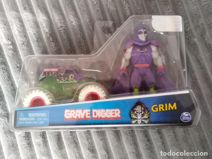 Figuras de acci&oacute;n: Mu&ntilde;eco Grave Digger Grim - Foto 1