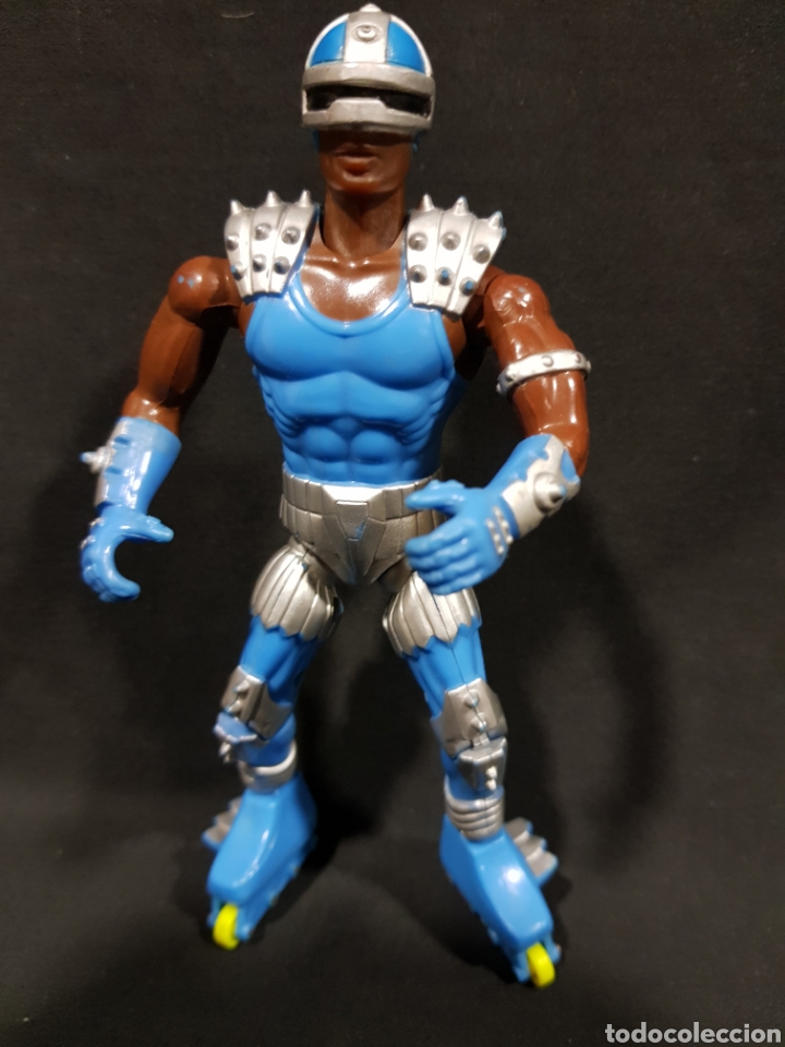 Figurines d'action: Figura articulada Roller Warriors Azul Lanard Toys 1991 Made in China
