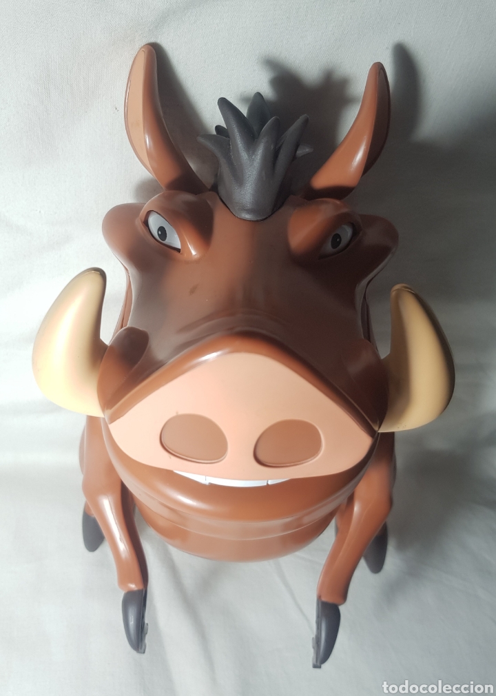 Figurines d'action: PUMBA-REY LE&Oacute;N.Grande, 21cm. 2006. Salta y gru&ntilde;e.