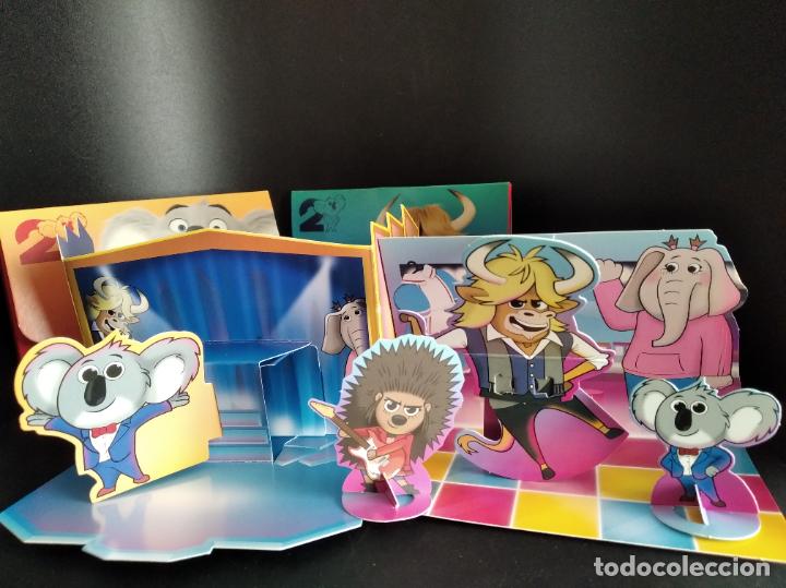 Figuras de acci&oacute;n: SING 2 CANTA!, 2 DIORAMAS CON FIGURAS DE CARTON.. 2021 UNIVERSAL MCDONALDS