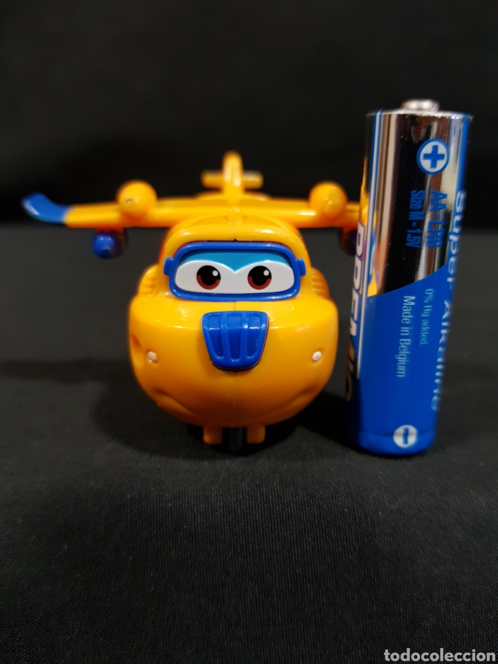 Figuras de acci&oacute;n: Figura transformable Donnie Mec&aacute;nico Super Wings Transform-A-Bots Disney Pixar Aviones - Foto 1