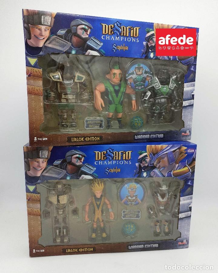 Figuras de acci&oacute;n: PACK DE FIGURAS Y ARMADURAS WADDAN DE DESAFIO CHAMPIONS SENDOKAI.NUEVAS A ESTRENAR. SIMBA