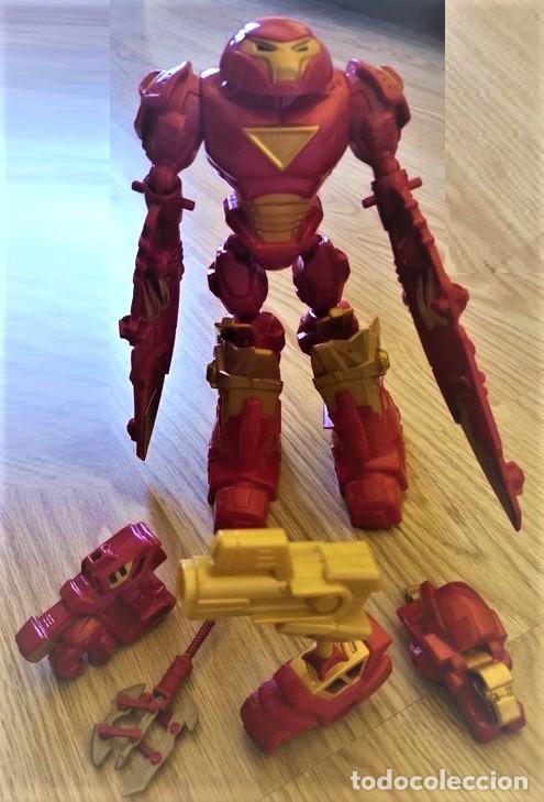 Figuras de acci&oacute;n: ROBOT ROJO #B1916 HULKBUSTER TRANSFORMABLE CON ACCESORIOS - ALTO 18 a 22 cms - Foto 2