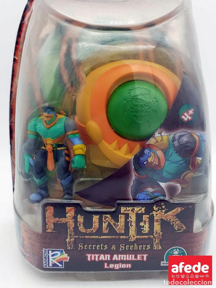Figurines d'action: HUNTIK LANZADOR Y TITAN LEGION. NUEVO, A ESTRENAR EN SU CAJA ORIGINAL. DE GIOCHI PREZIOSI