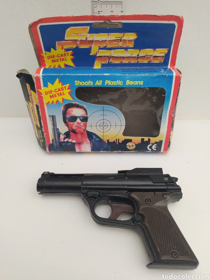 Figuras de acci&oacute;n: Pistola metal Terminator bootleg super force - Foto 1