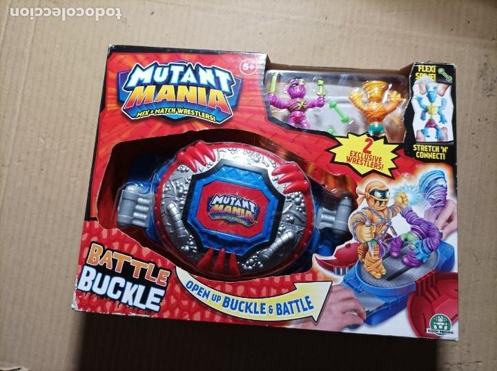 Figurines d'action: SET MUTANT MANIA CINTURON COMBATE CON 2 LUCHADORES GIOCHI PREZIOSI NUEVO