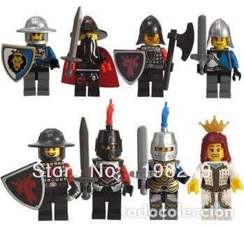 Figuras de acci&oacute;n: 8 FIGURAS DE CABALLEROS (NUEVO) LOTE 4