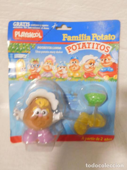 Actionfiguren: Familia Potato Los Potatitos de Playskool. Linda. A&ntilde;os 80.