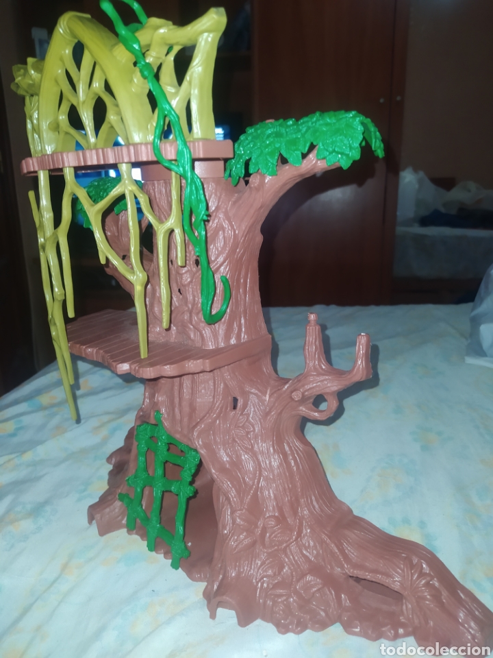 Figuras de acci&oacute;n: Arbol de chap mei con jaula con mono - Foto 3