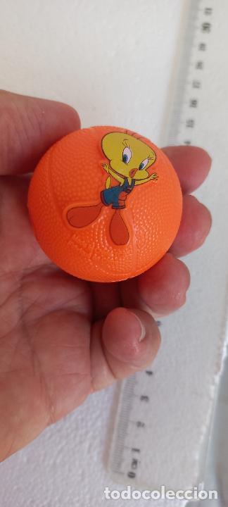 Figurines d'action: FIGURA MU&Ntilde;ECO, PIOLIN PELOTA O BALON DE BASKET, BALONCESTO. 4 CM