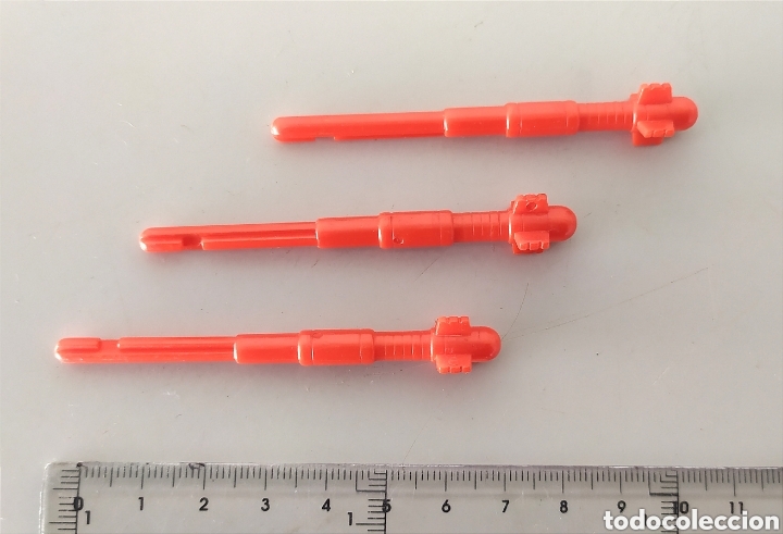 Figuras de acci&oacute;n: Lote x 3 arma accesorio cohete misil torpedo bala figura acci&oacute;n mu&ntilde;eco accesorios complementos armas