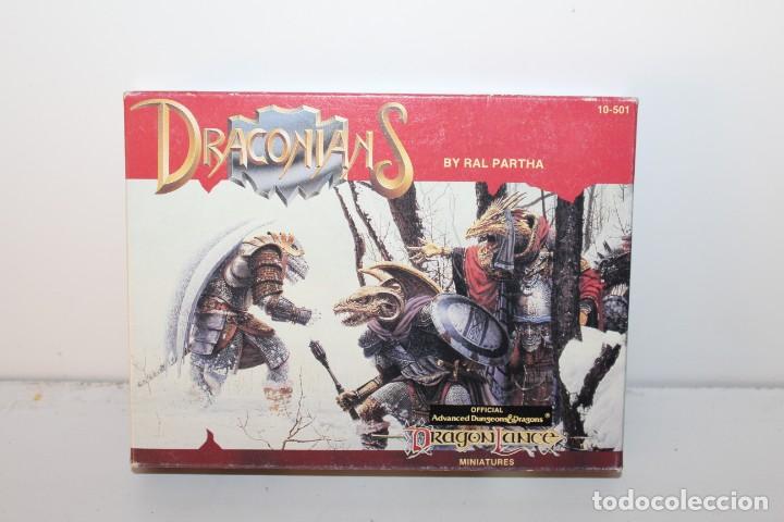 Figuras de acci&oacute;n: DRACONIANS DRAGON LANCE PARTHA 1989 - SIN PINTAR - Foto 1